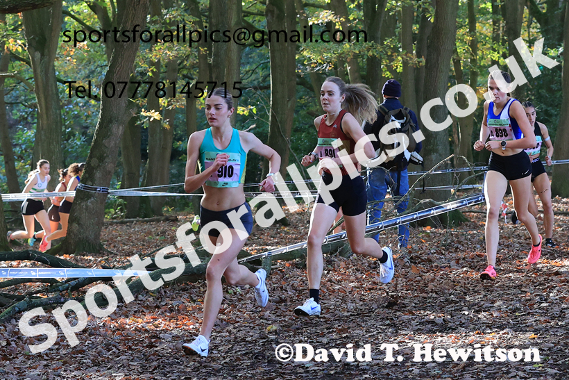 Senior Womens 2025 National Cross Country Relays, Berry Hill Park, Mansfield. Photo: David T. Hewitson/Sports for All Pics